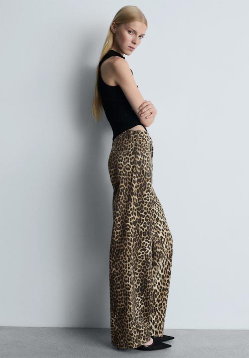 MANGO - Jeans Leo -  Brown