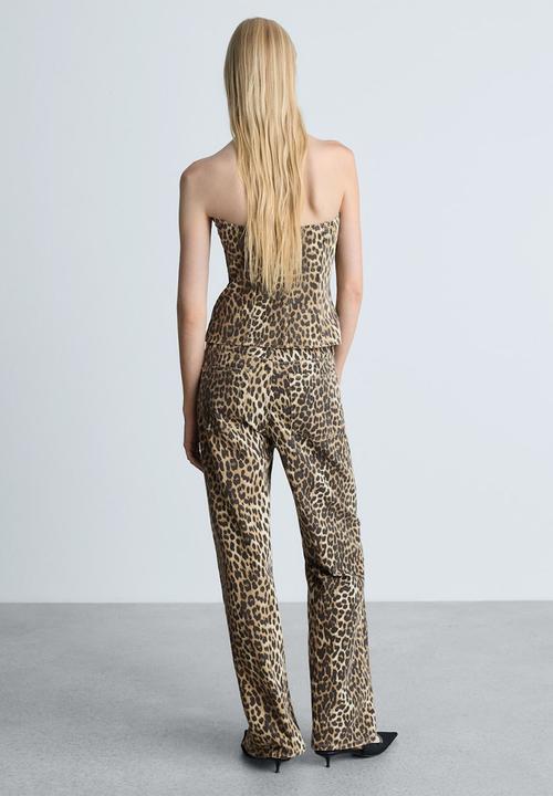 MANGO - Jeans Leo -  Brown