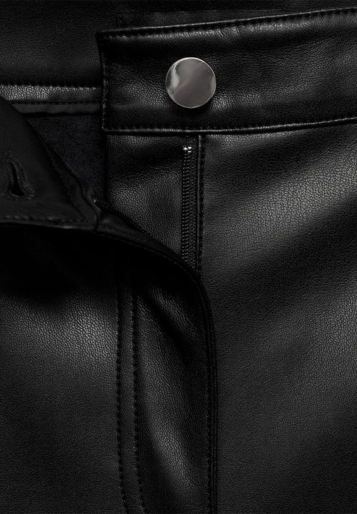 MANGO - Trousers Connie -  Black