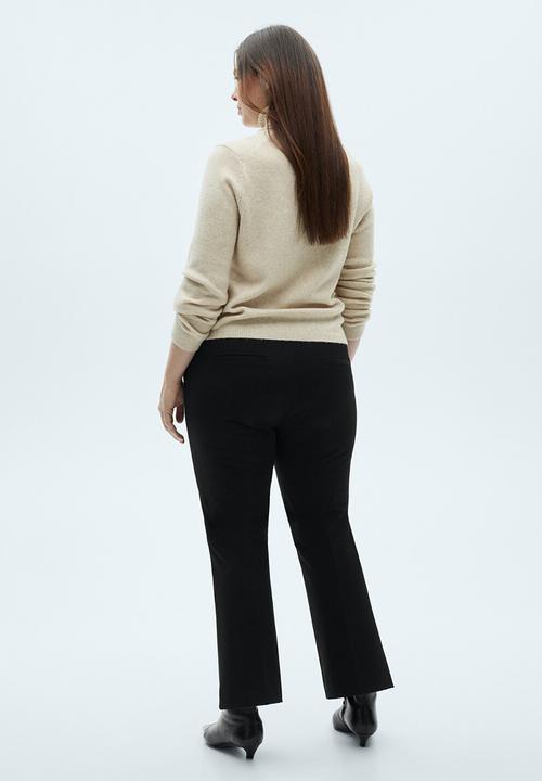 MANGO - Plus Trousers Emily - Black