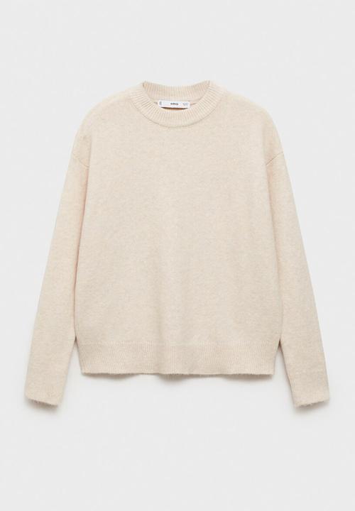 MANGO - Plus Sweater Mariano - Light Pastel Brown