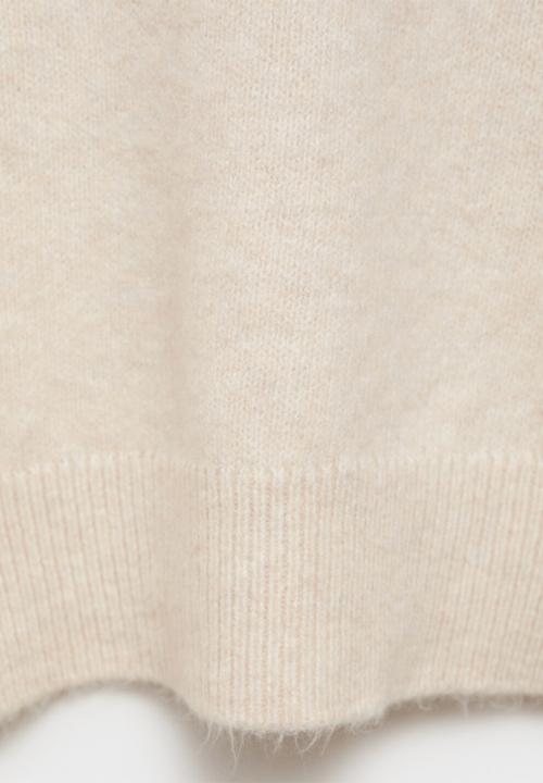 MANGO - Plus Sweater Mariano - Light Pastel Brown