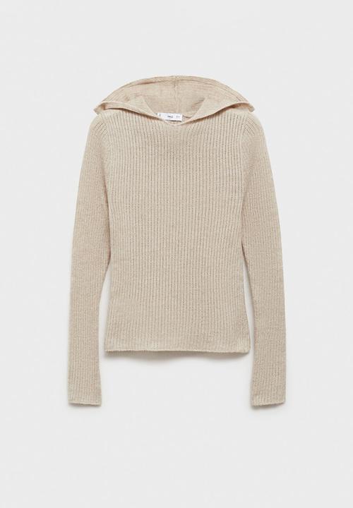 MANGO - Sweater Belso - Light Pastel Brown