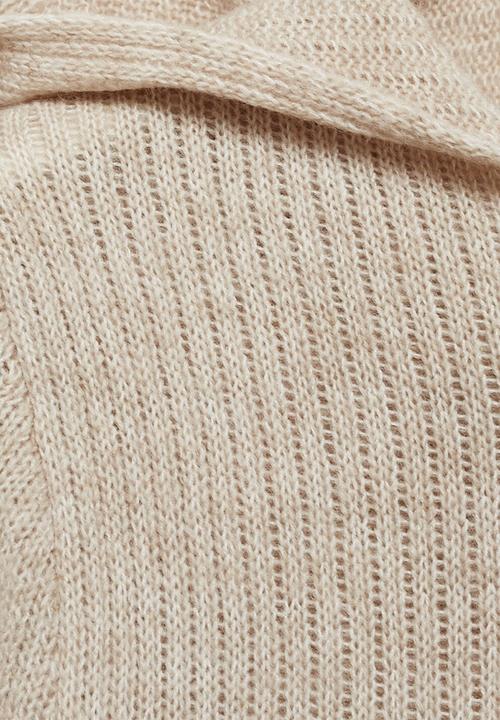 MANGO - Sweater Belso - Light Pastel Brown