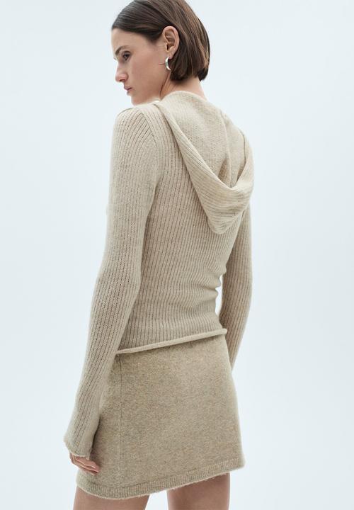 MANGO - Sweater Belso - Light Pastel Brown
