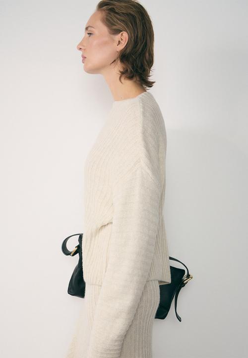 MANGO - Sweater Granado - Light Beige