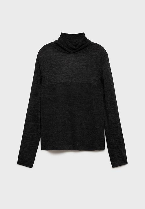 MANGO - Sweater rolling - dark grey
