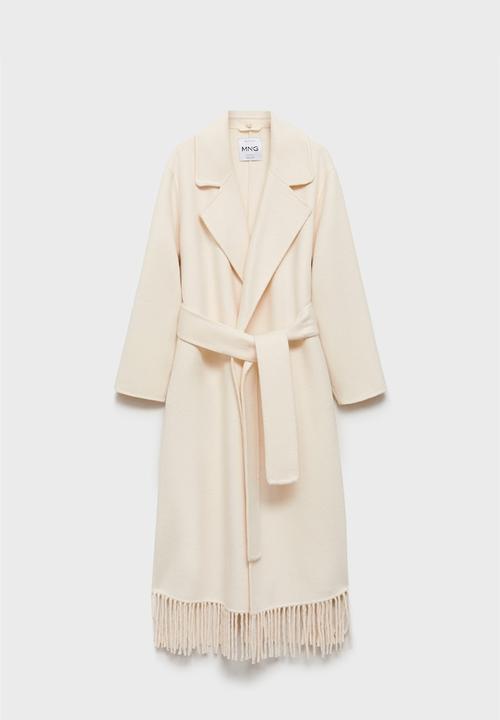 MANGO - Coat Western - Light Beige