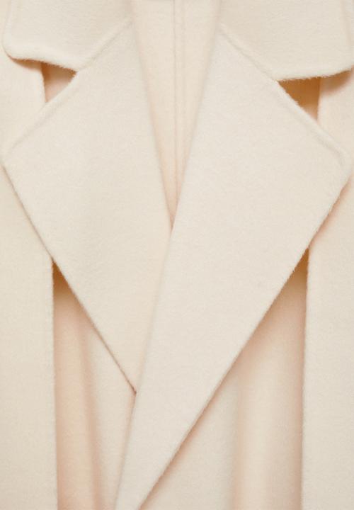 MANGO - Coat Western - Light Beige