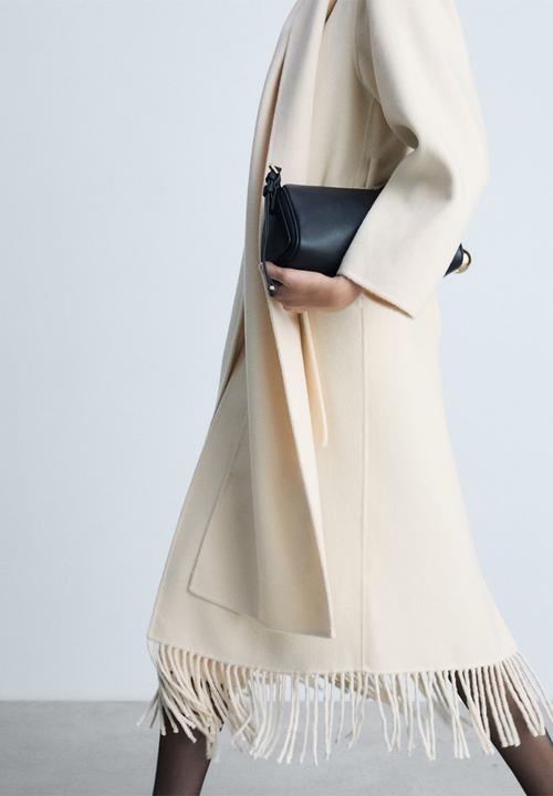 MANGO - Coat Western - Light Beige
