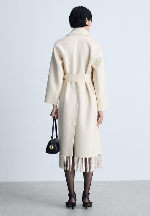 MANGO - Coat Western - Light Beige