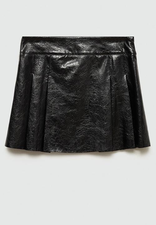 MANGO - Skirt College -  Black