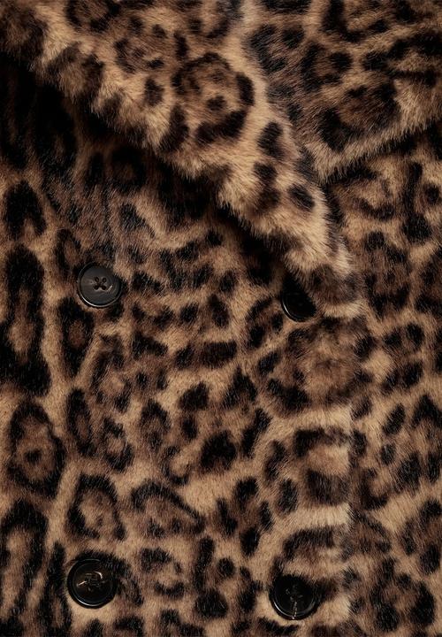 MANGO - Coat Felina - Medium Brown