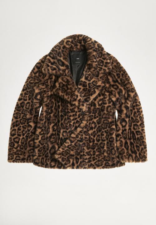 MANGO - Coat Felina - Medium Brown