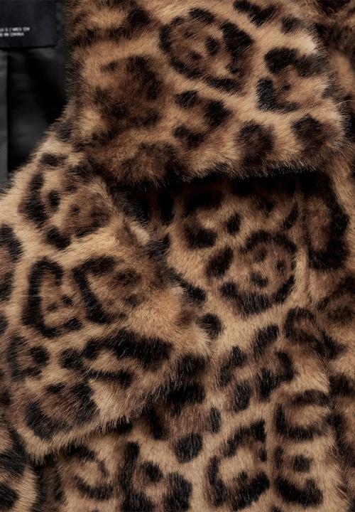 MANGO - Coat Felina - Medium Brown