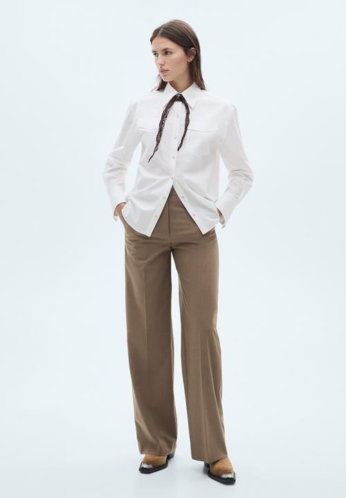 MANGO - Shirt Californ - Natural
