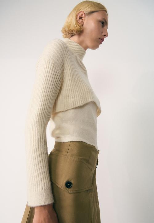 MANGO - Sweater maxim - light beige