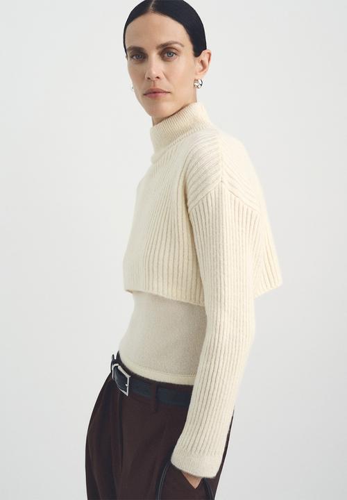 MANGO - Sweater maxim - light beige
