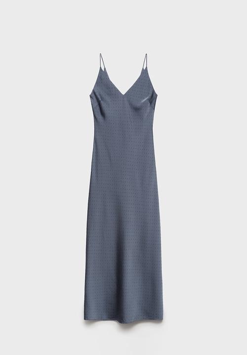 MANGO - Dress Cross - Open Grey