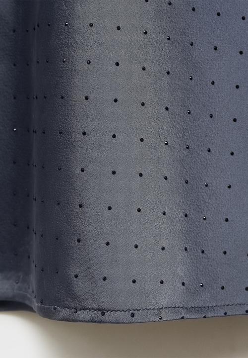 MANGO - Dress Cross - Open Grey