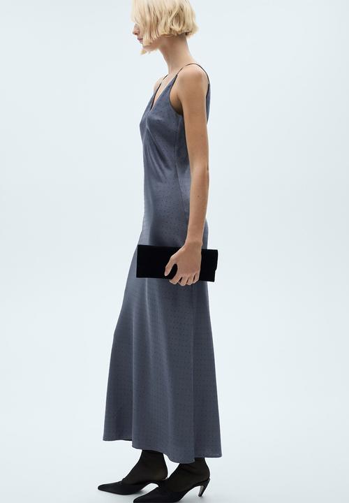 MANGO - Dress Cross - Open Grey