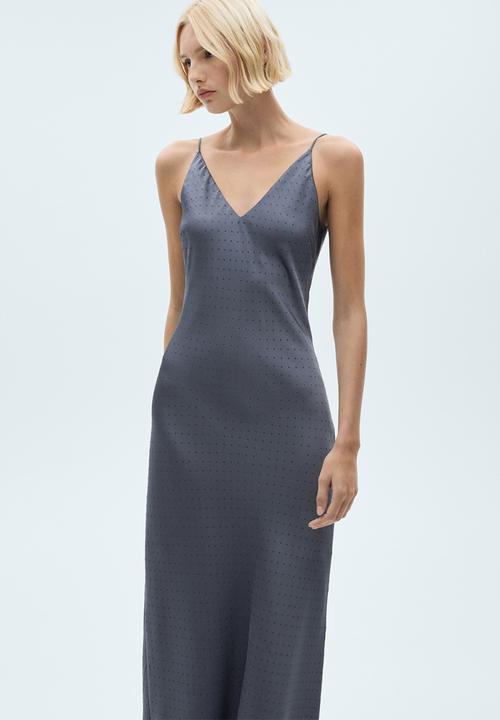 MANGO - Dress Cross - Open Grey