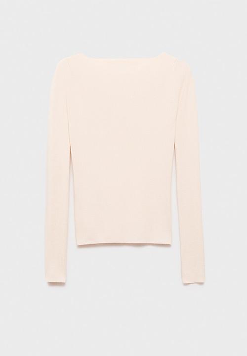 MANGO - Sweater Yate - Light Beige