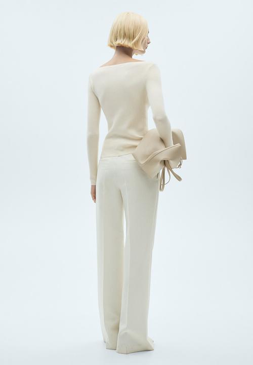 MANGO - Sweater Yate - Light Beige