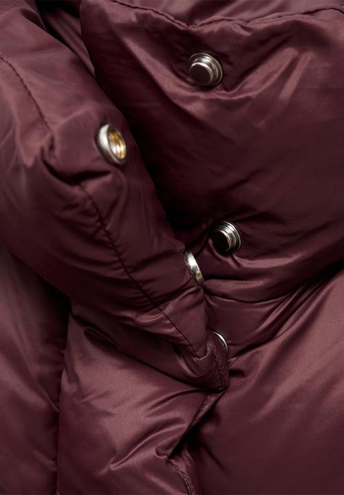 MANGO - Puffer Coat Time - Dark Red