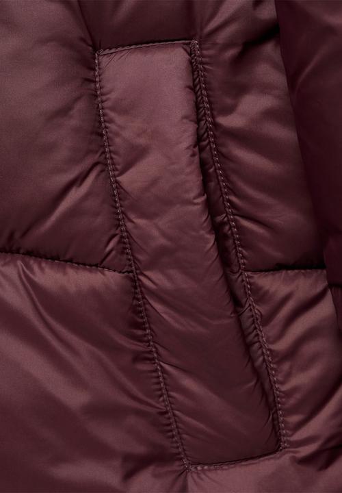 MANGO - Puffer Coat Time - Dark Red