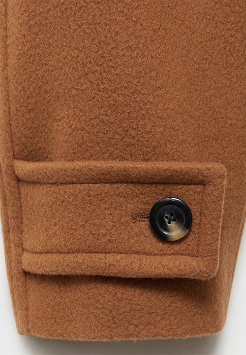MANGO - Coat Bebrown - Brown