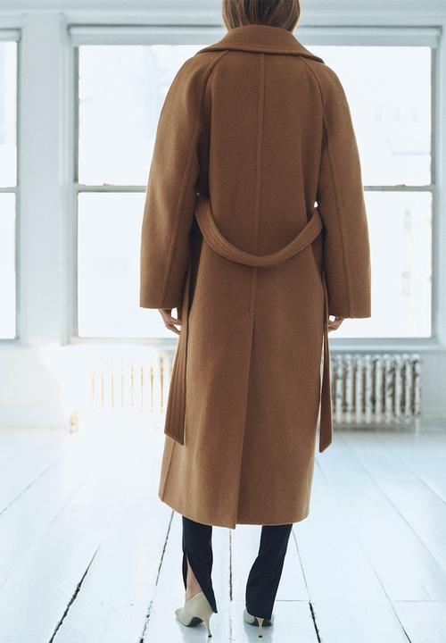 MANGO - Coat Bebrown - Brown
