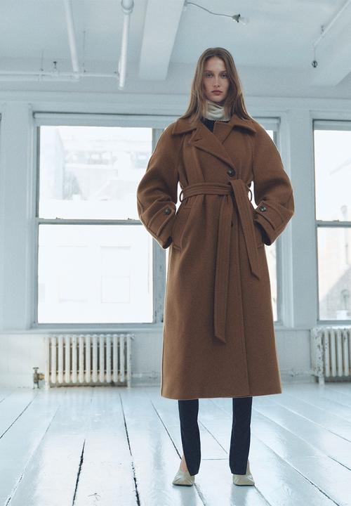 MANGO - Coat Bebrown - Brown