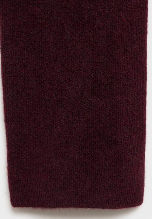 MANGO - Sweater Arandano - Dark Red