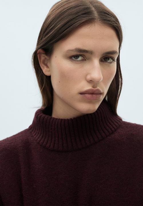 MANGO - Sweater Arandano - Dark Red