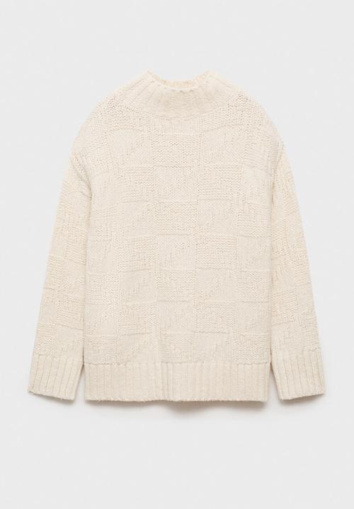 MANGO - Sweater Aleyna - Light Beige