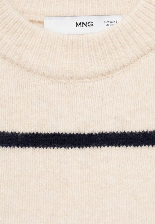 MANGO - Plus Sweater Marina - Light/Pastel Brown