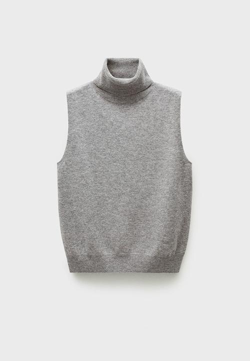 MANGO - Top Manuel - Medium Grey