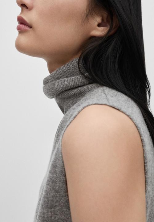MANGO - Top Manuel - Medium Grey