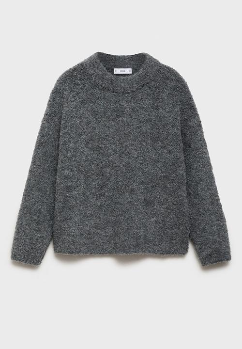 MANGO - Sweater pumi - charcoal