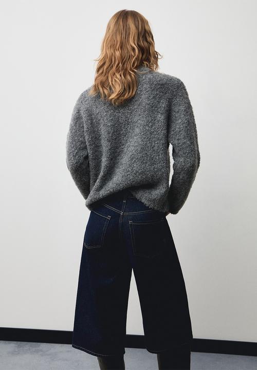 MANGO - Sweater pumi - charcoal