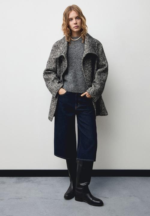 MANGO - Sweater pumi - charcoal