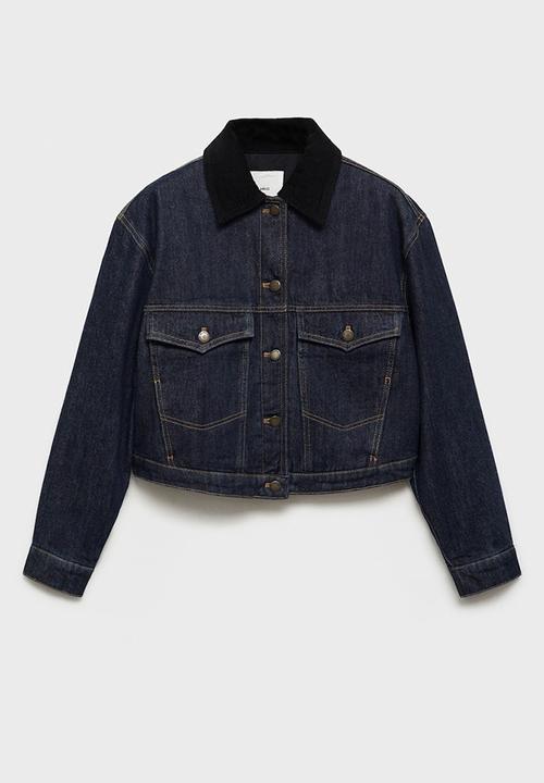 MANGO - Jacket Rita - Open Blue