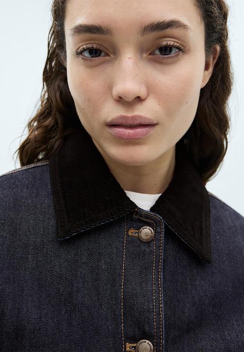MANGO - Jacket Rita - Open Blue