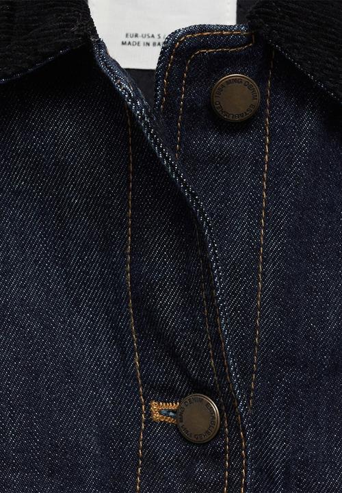 MANGO - Jacket Rita - Open Blue