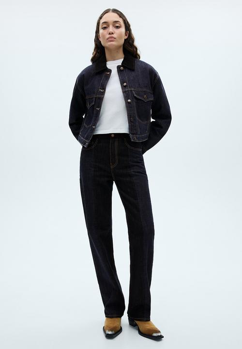 MANGO - Jacket Rita - Open Blue