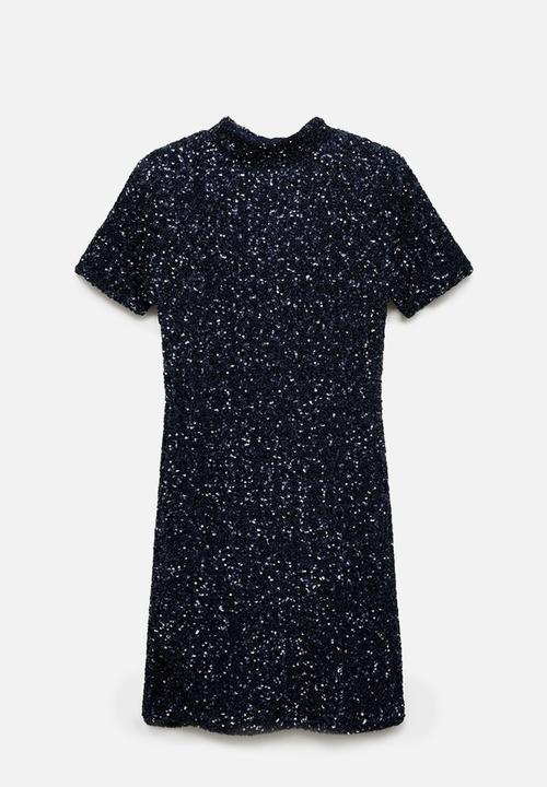 MANGO - Dress Xbeijing - Dark Blue