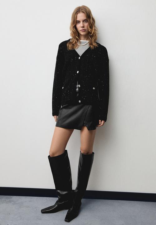 MANGO - Cardigan Concorde - Black