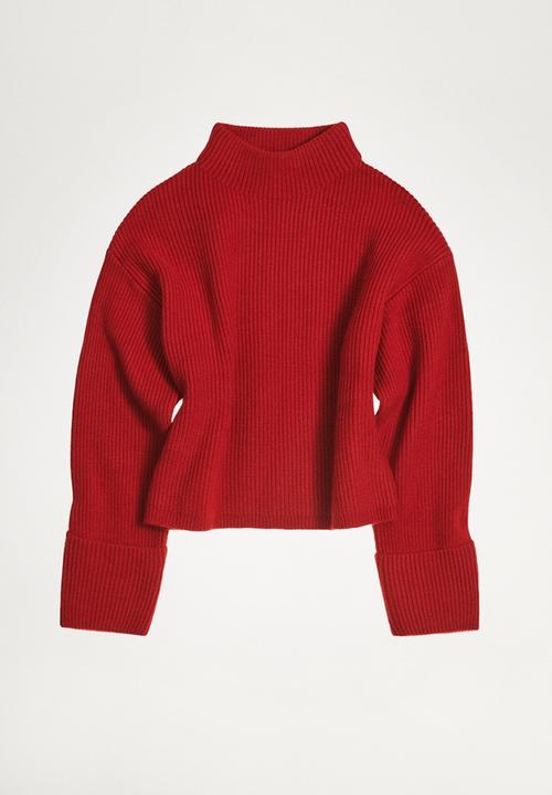 MANGO - Sweater Botonet - Red