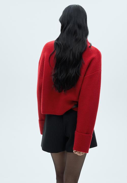 MANGO - Sweater Botonet - Red